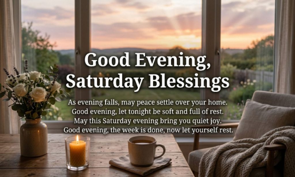 Good Evening, Saturday Blessings