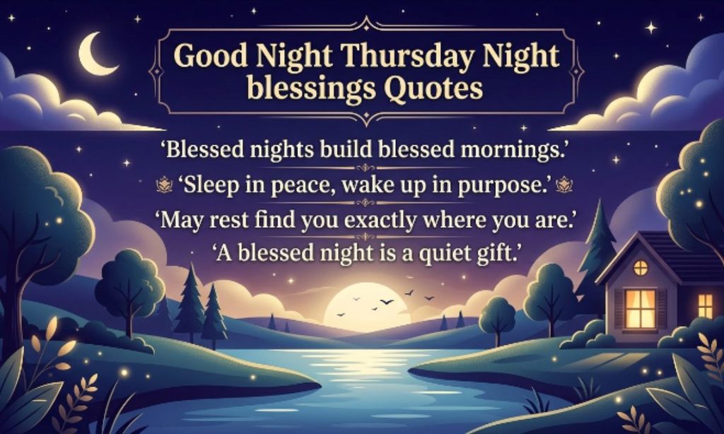 Good Night Thursday Night blessings Quotes