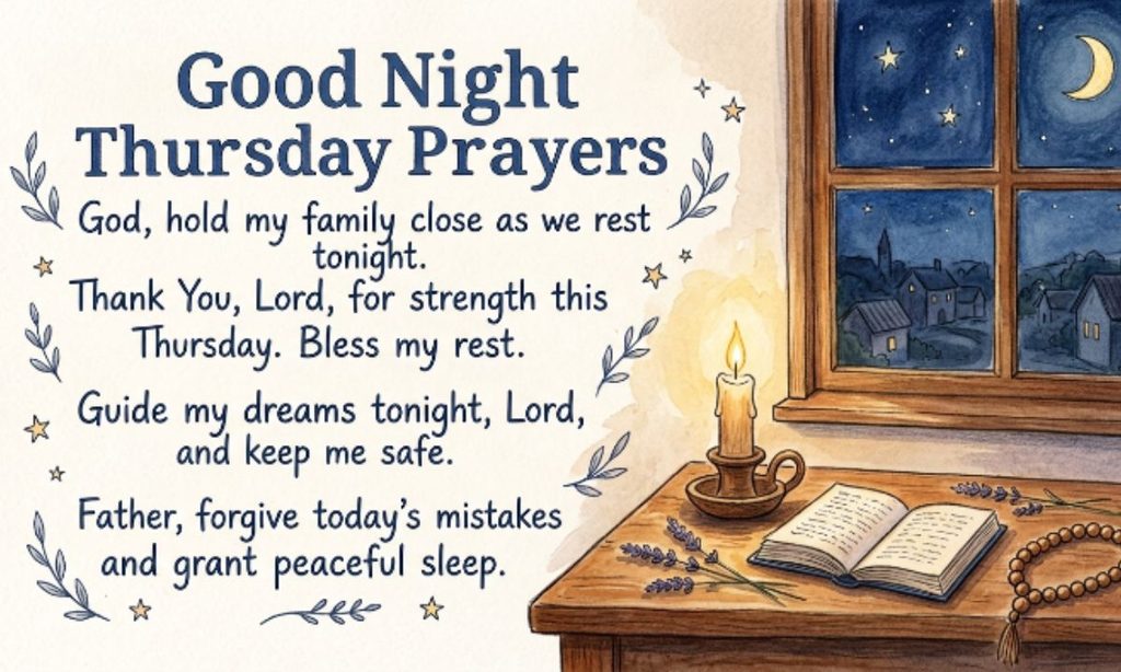 Good Night Thursday Prayers