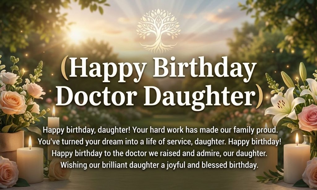 Happy Birthday Doctor daughter