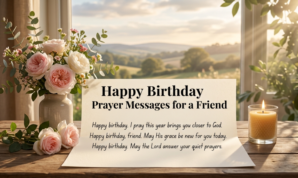 Happy Birthday Prayer Messages for a Friend