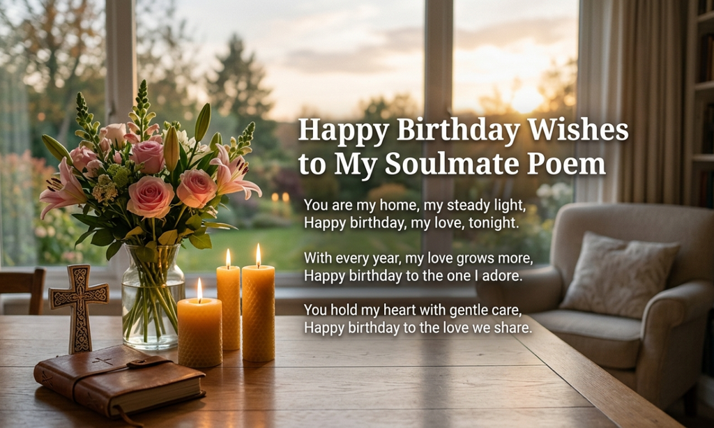 Happy Birthday Wishes to My Soulmate Poem