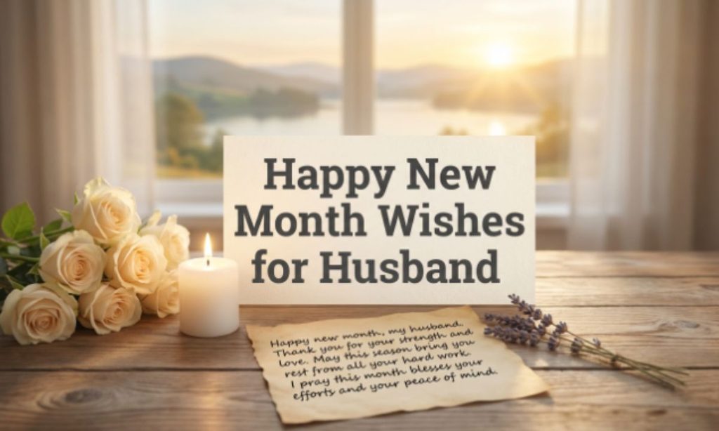 Happy New Month Wishes for Husband