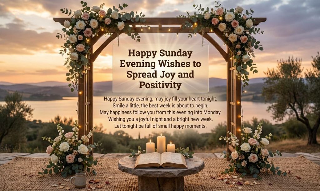 Happy Sunday Evening Wishes to Spread Joy and Positivity