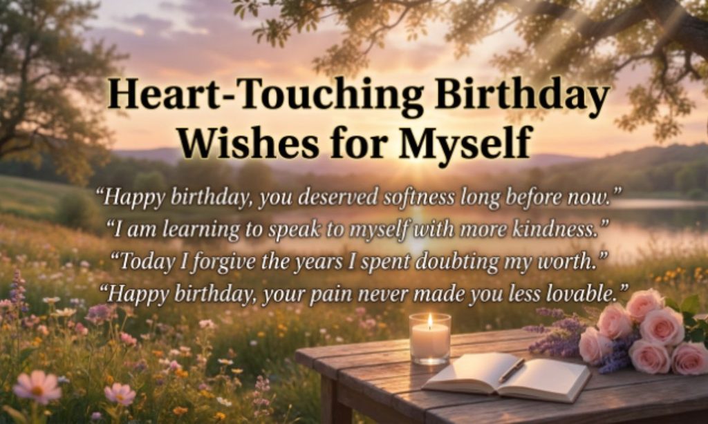 Heart-Touching Birthday Wishes for Myself
