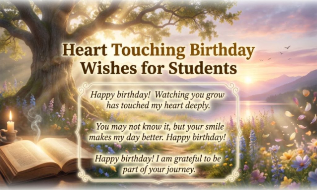 Heart Touching Birthday Wishes for Students