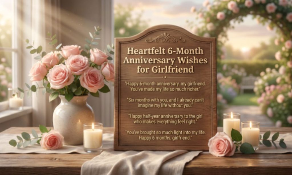 Heartfelt 6-Month Anniversary Wishes for Girlfriend