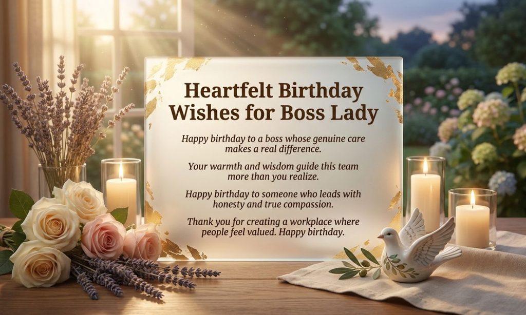 Heartfelt Birthday Wishes for Boss Lady