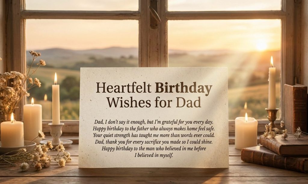Heartfelt Birthday Wishes for Dad