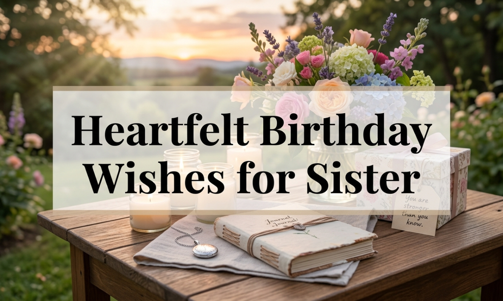 Heartfelt Birthday Wishes for Sister