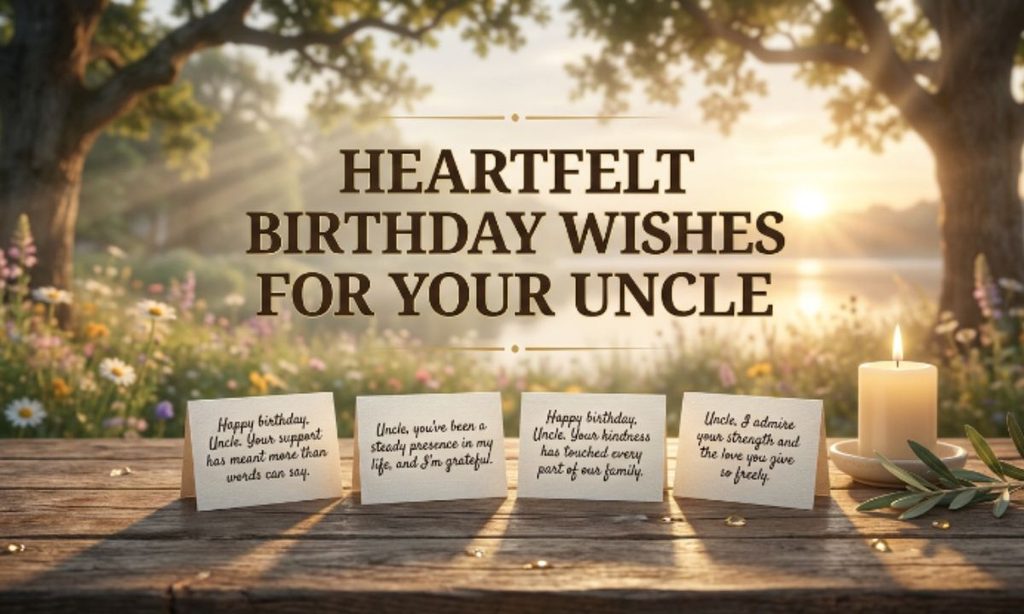 Heartfelt Birthday Wishes for Your Uncle