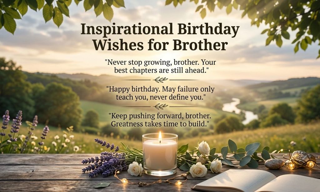 Inspirational Birthday Wishes for Brother