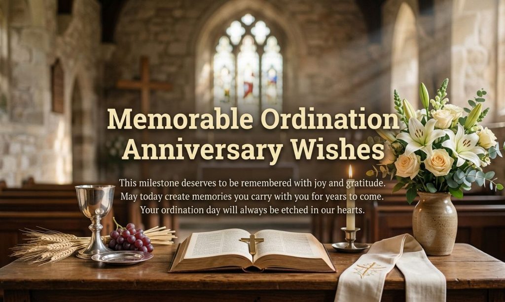 Memorable Ordination Anniversary Wishes