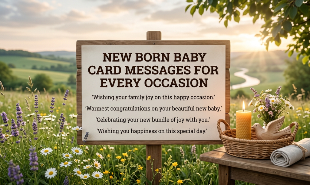 New Born Baby Card Messages for Every Occasion