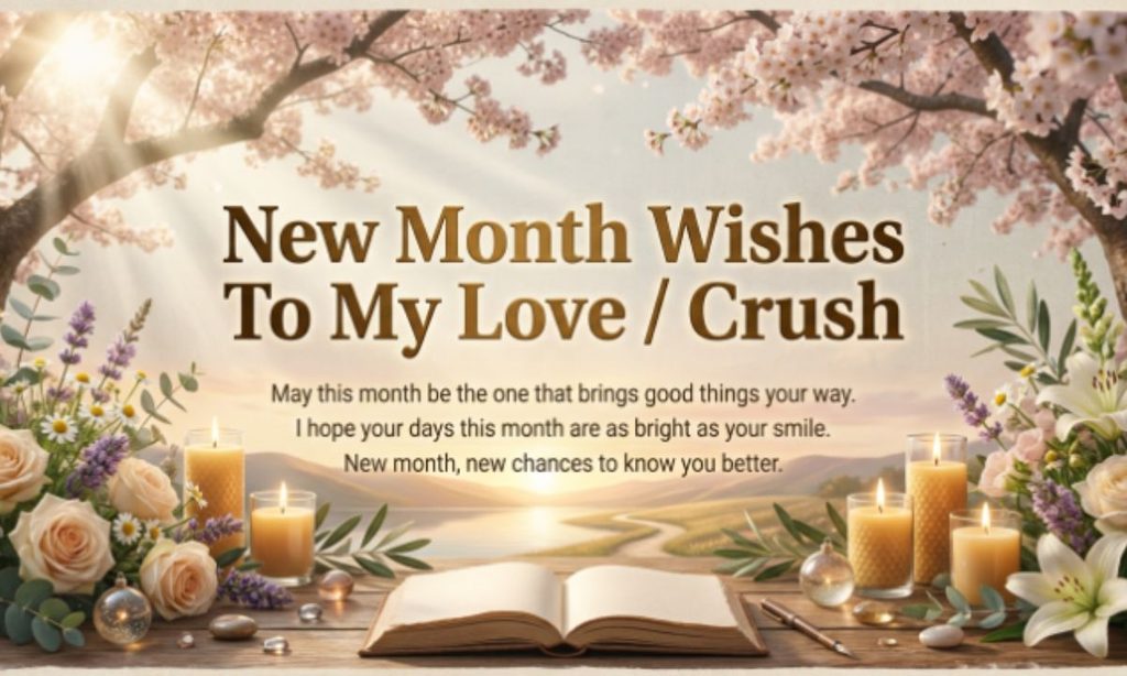 New Month Wishes To My Love  Crush