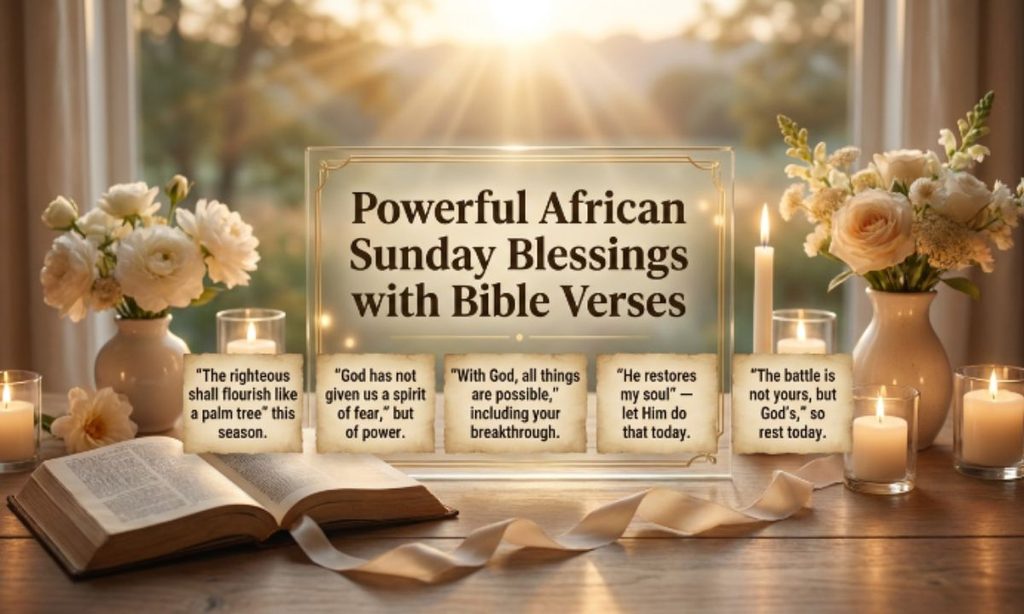 Powerful African American Sunday Blessings with Bible Verses