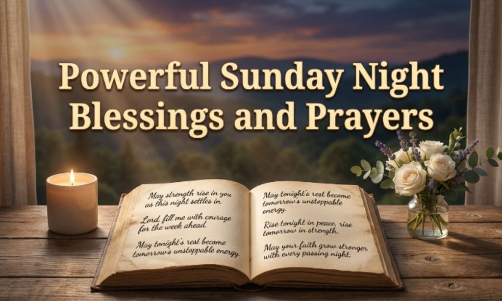 Powerful Sunday Night Blessings and Prayers