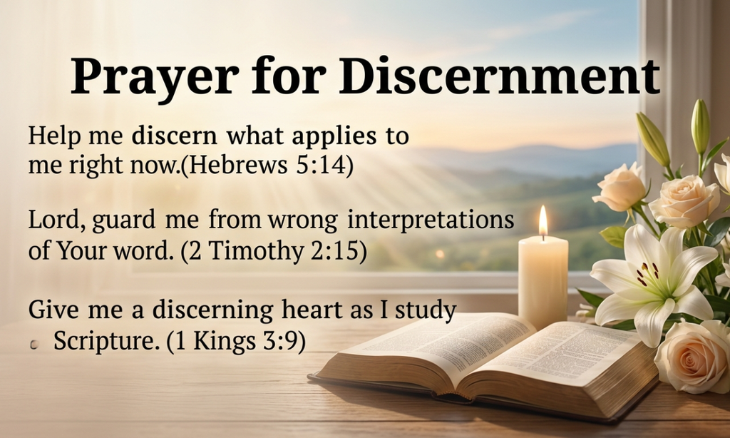Prayer for Discernment