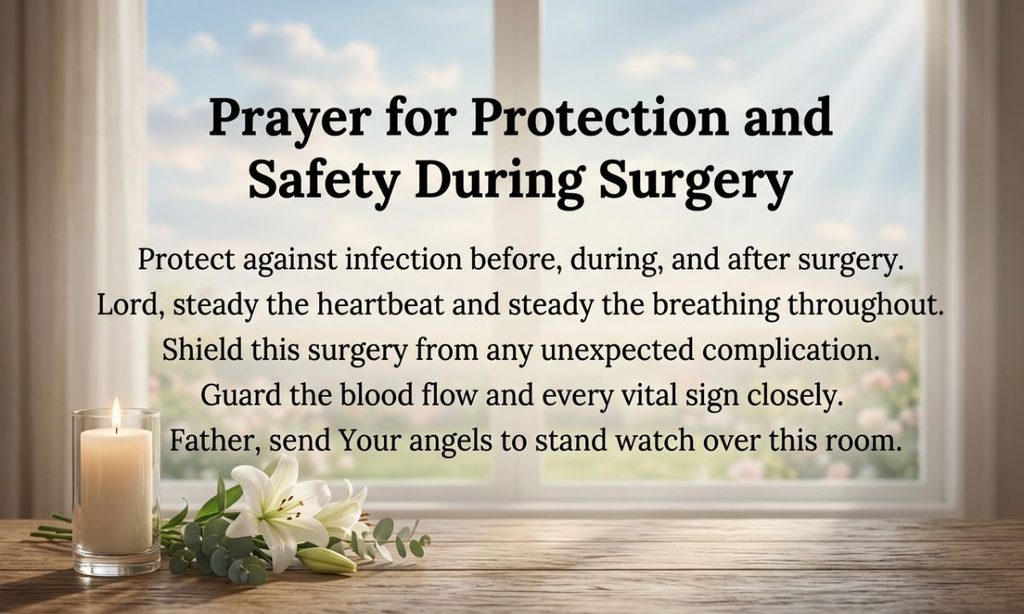 Prayer for Protection and Safety During Surgery