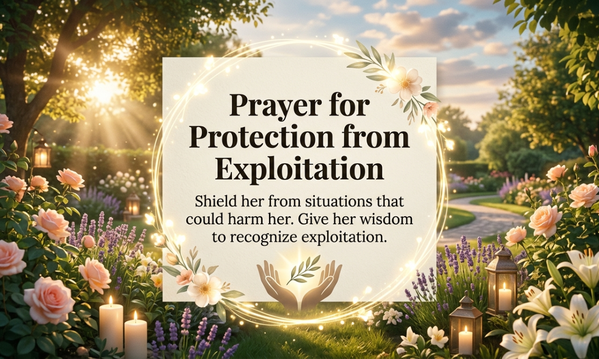 Prayer for Protection from Exploitation