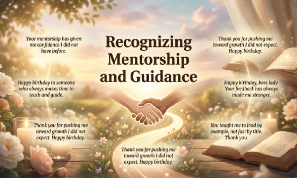 Recognizing Mentorship and Guidance