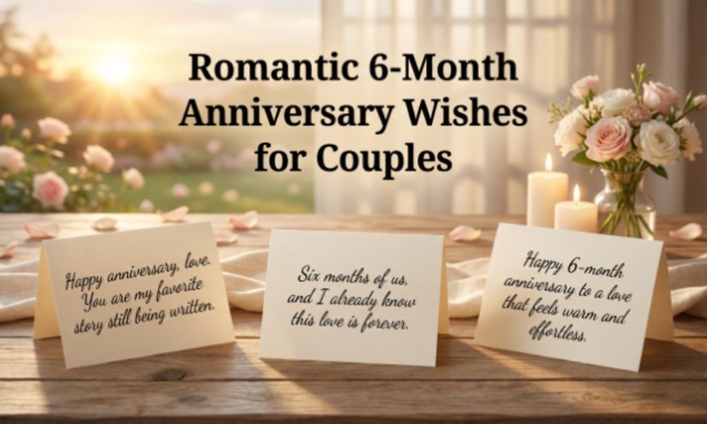 Romantic 6-Month Anniversary Wishes for Couples
