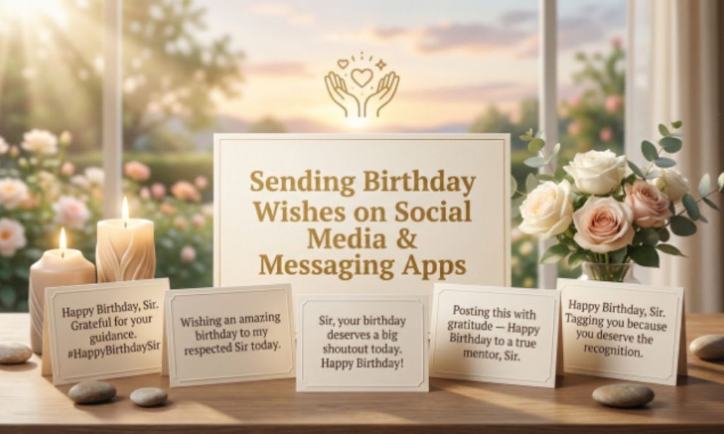 Sending Birthday Wishes on Social Media & Messaging Apps