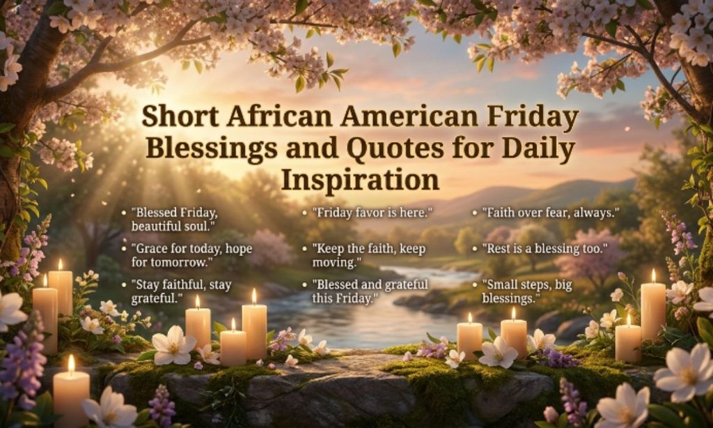 Short African American Friday Blessings and Quotes for Daily Inspiration