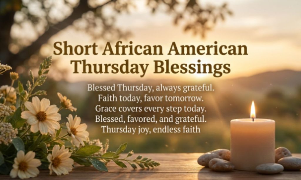 Short African American Thursday Blessings