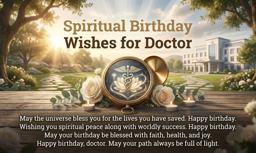Spiritual Birthday Wishes for Doctor