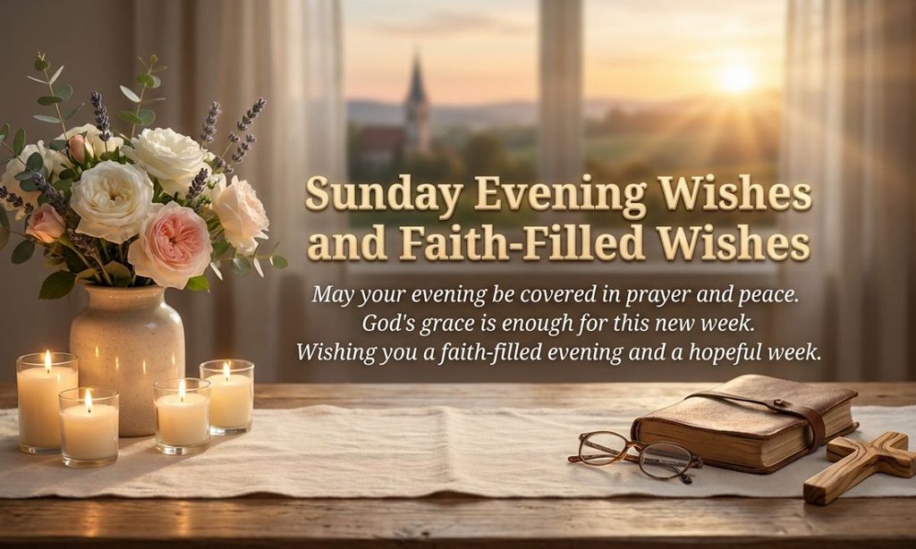 Sunday Evening Wishes and Faith-Filled Wishes