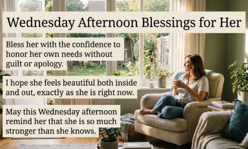 Wednesday Afternoon Blessings for Her