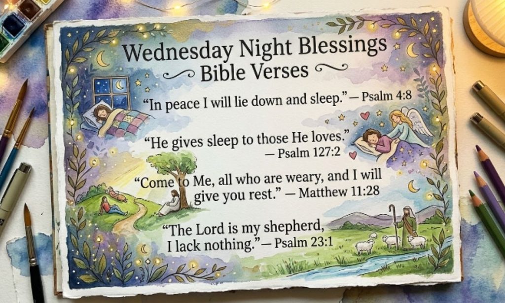 Wednesday Night Blessings Bible Verses