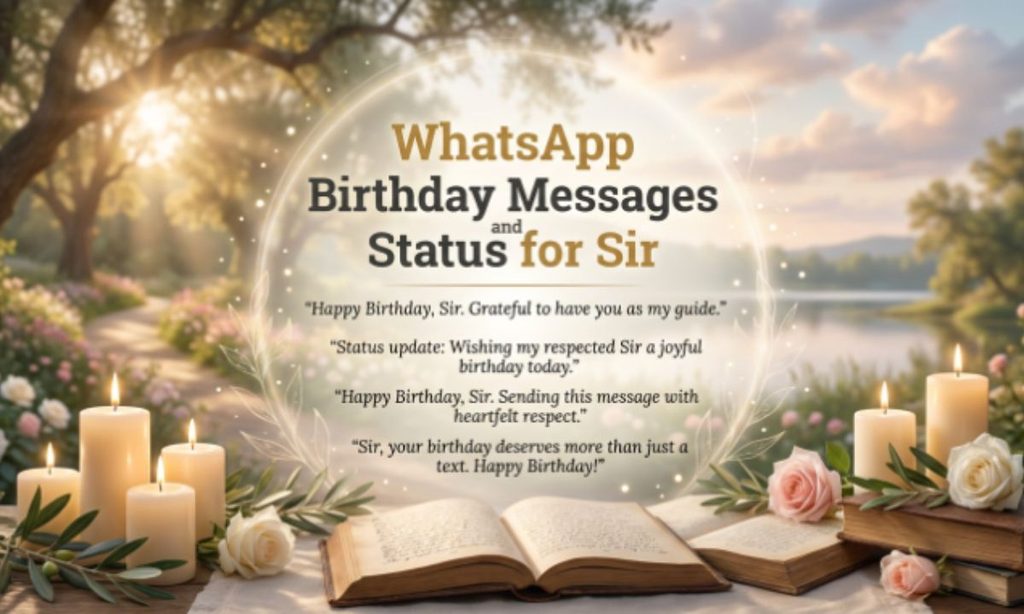 WhatsApp Birthday Messages and Status for Sir