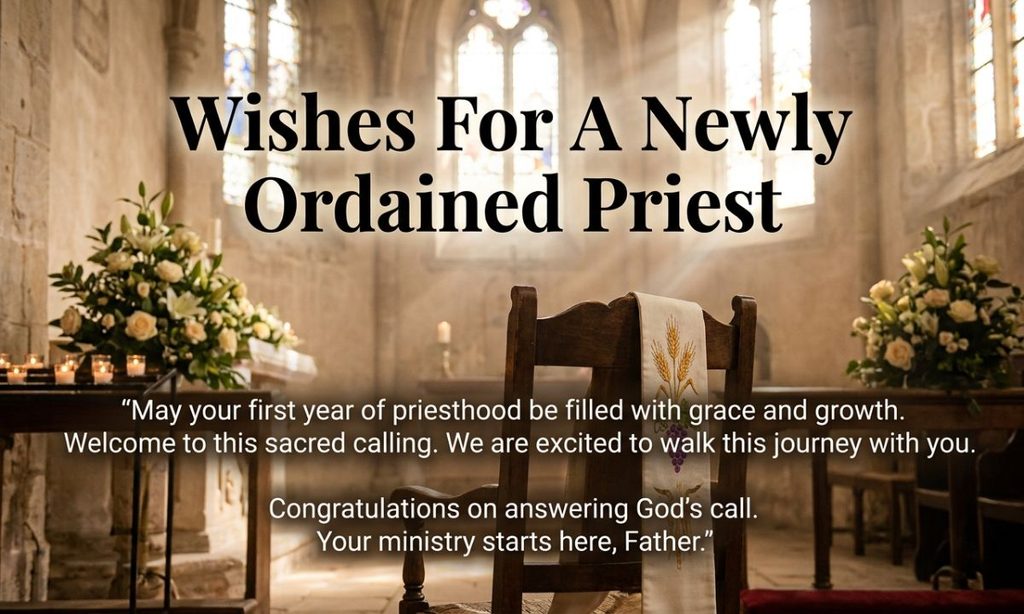 Wishes For A Newly Ordained Priest