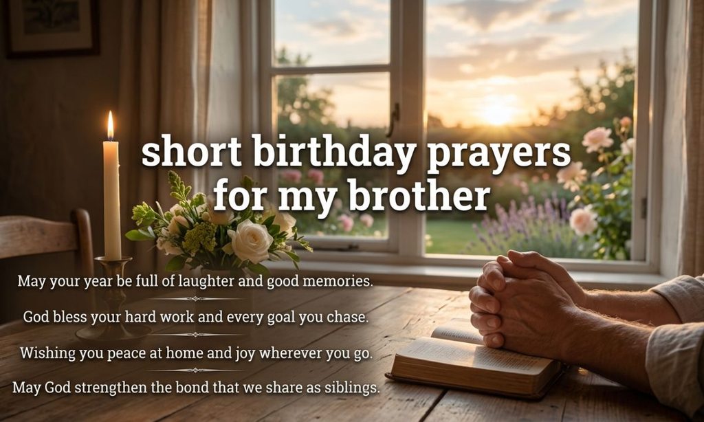short birthday prayers for my brother