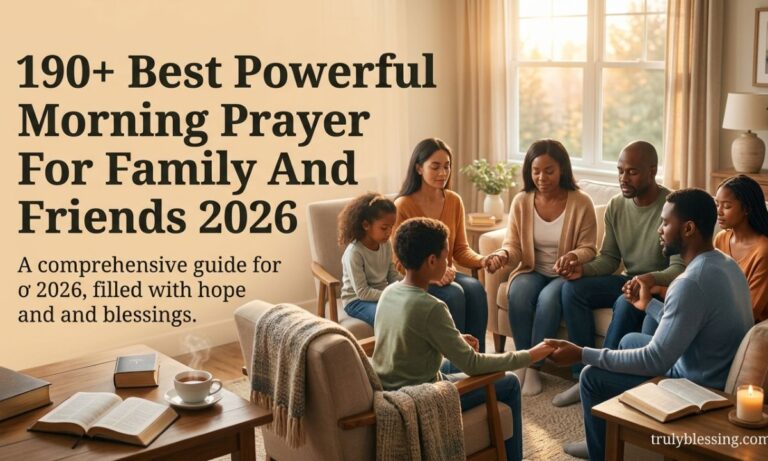 190+ Best Powerful Morning Prayer For Family And Friends 2026