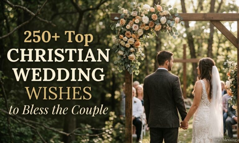 250+ Top Christian Wedding Wishes to Bless the Couple