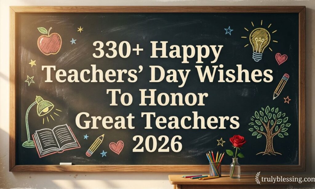 330+ Happy Teachers Day Wishes to Honor Great Teachers 2026