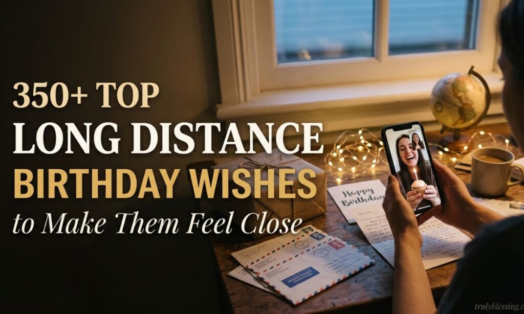 350+ Long Distance Birthday Wishes to Make Them Feel Close