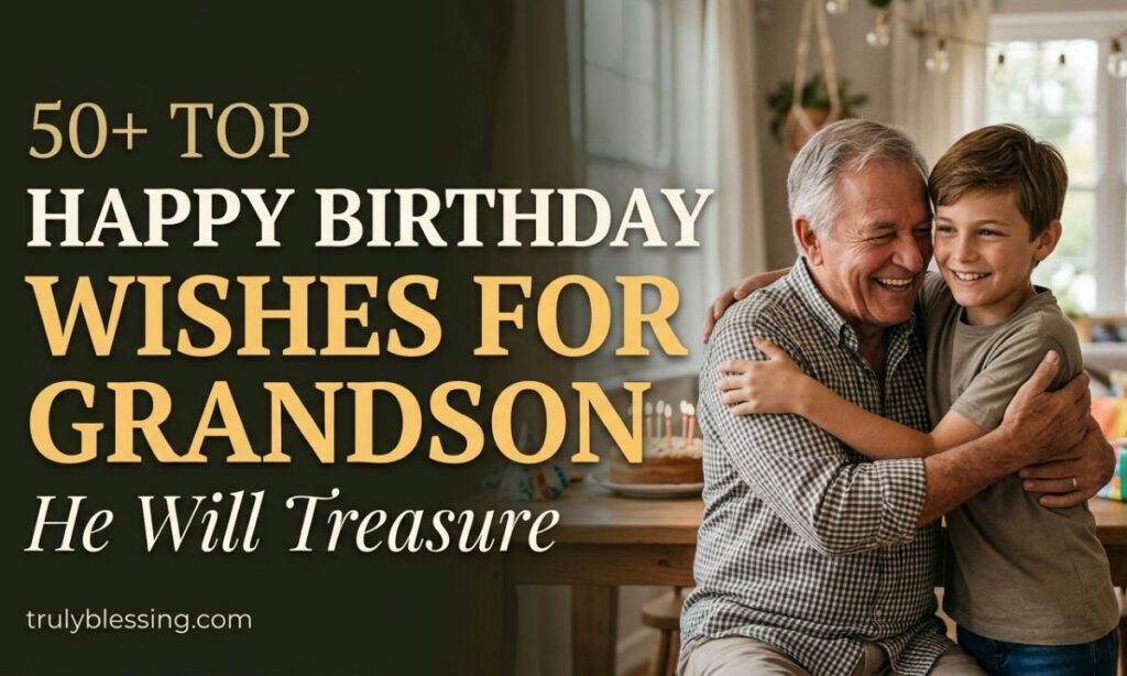 50+ Top Happy Birthday Wishes for Grandson He Will Treasure