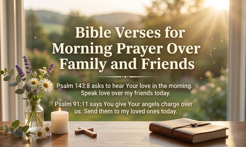 Bible Verses for Morning Prayer Over Family and Friends