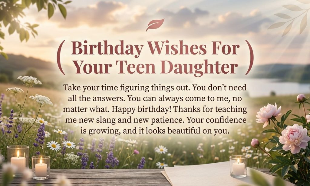 Birthday Wishes For Your Teen Daughter