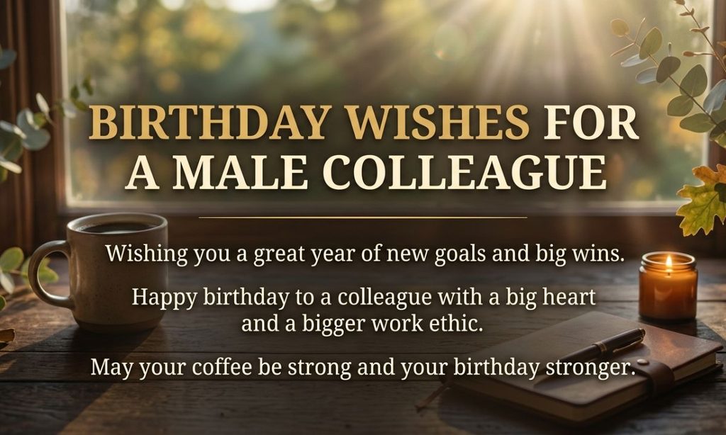 Birthday wishes for colleague male
