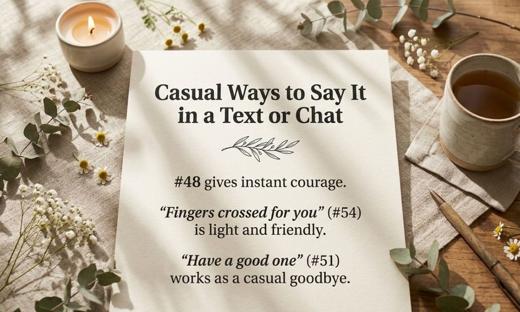 Casual Ways to Say It in a Text or Chat