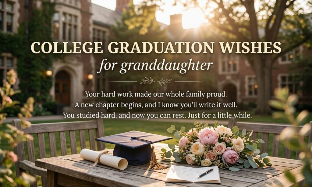 College graduation wishes for granddaughter