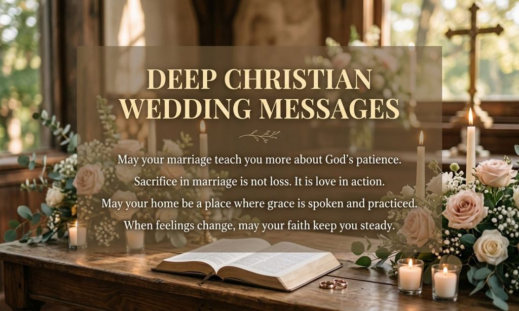 Deep Christian Wedding Messages
