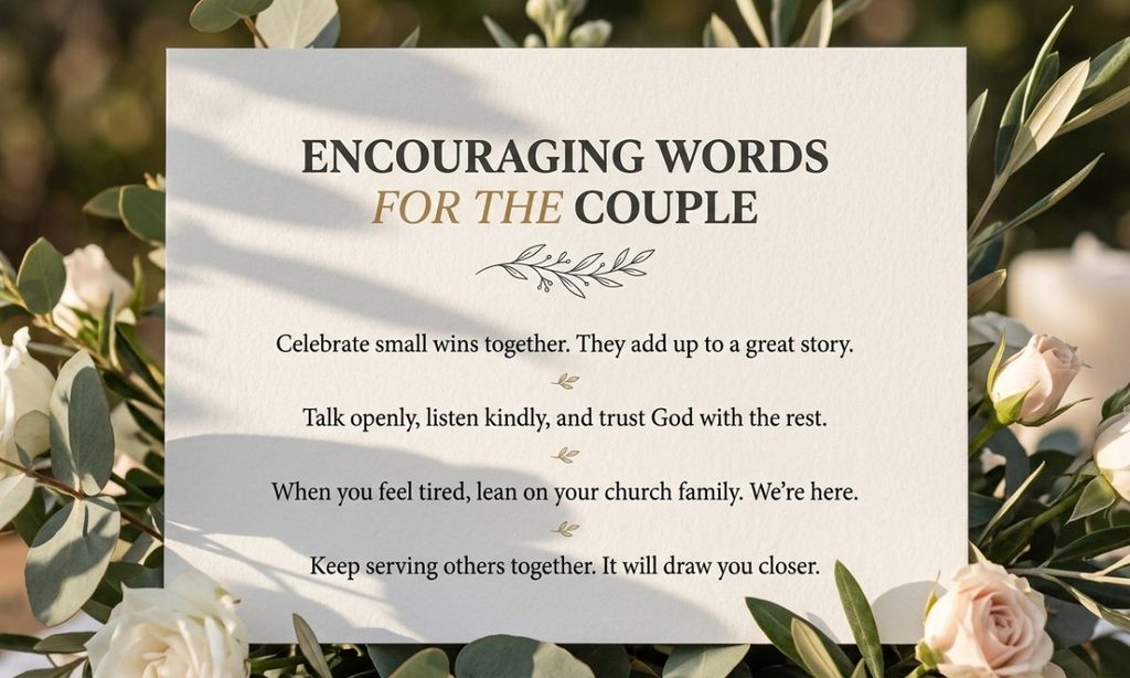 Encouraging Words for the Couple