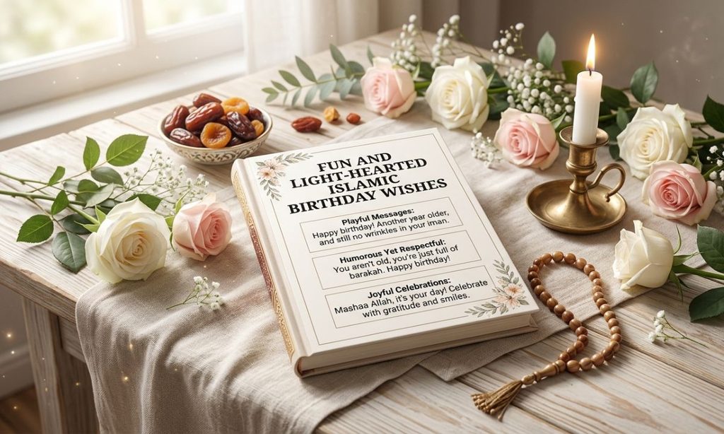 Fun and Light-Hearted Islamic Birthday Wishes