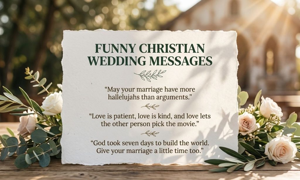 Funny Christian Wedding Messages